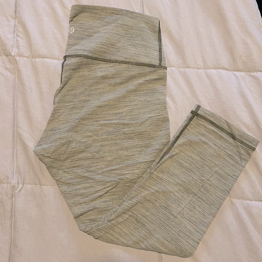 Lululemon Wunder Under Tight - Olive Sage Green - Size 10